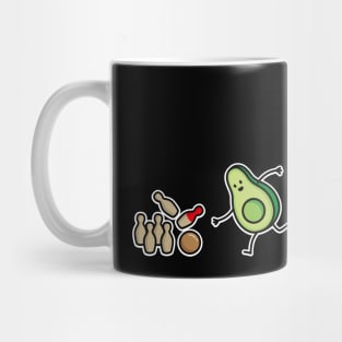 Funny avocado Skittles cartoon Skittle player gift Mug